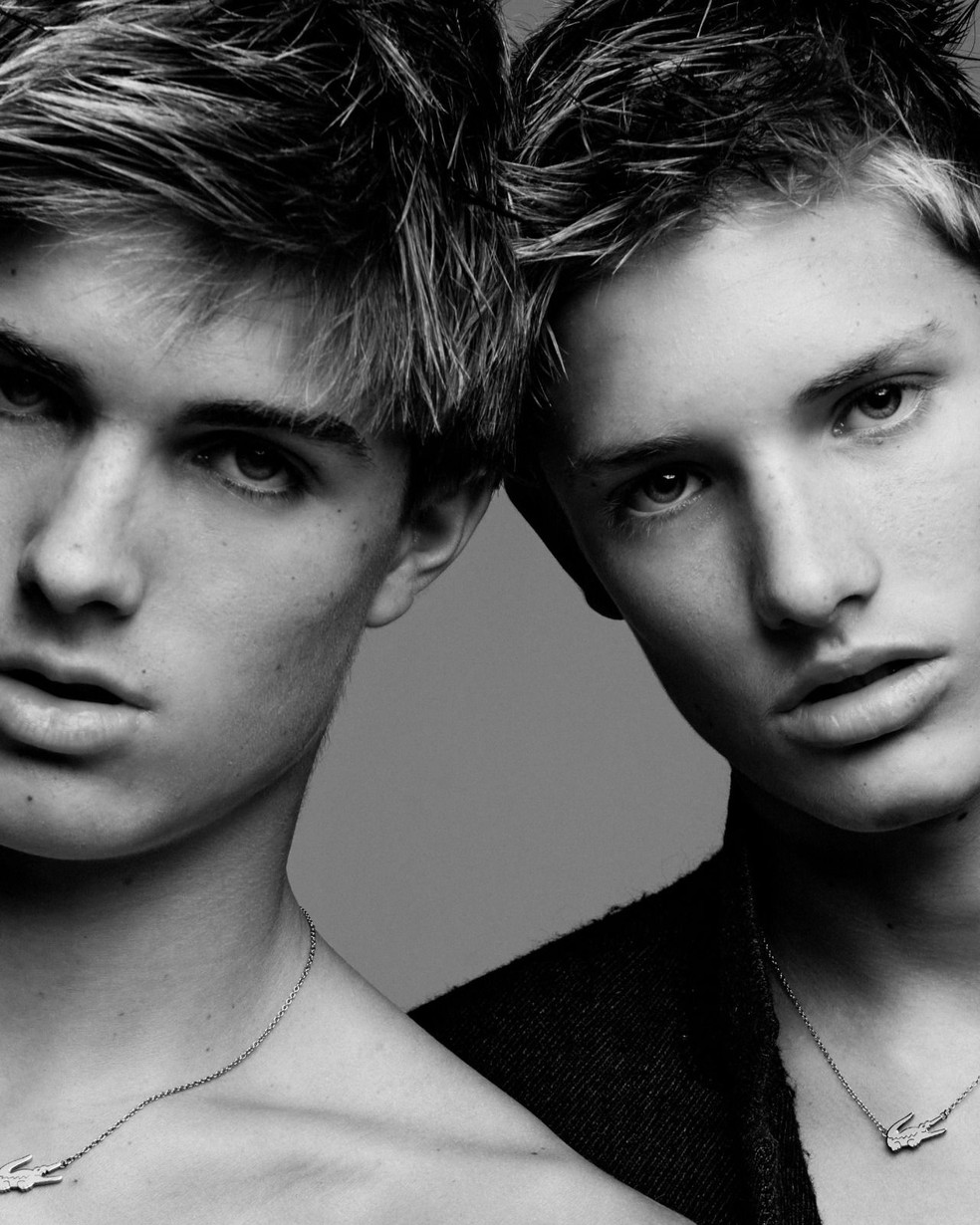 Gêmeos de Fernanda Lima e Rodrigo Hilbert estreiam como modelos — Foto: Divulgação