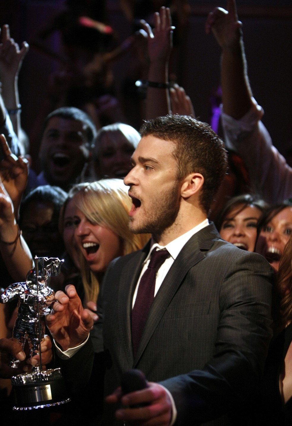 Justin Timberlake no VMA 2007 — Foto: Reuters
