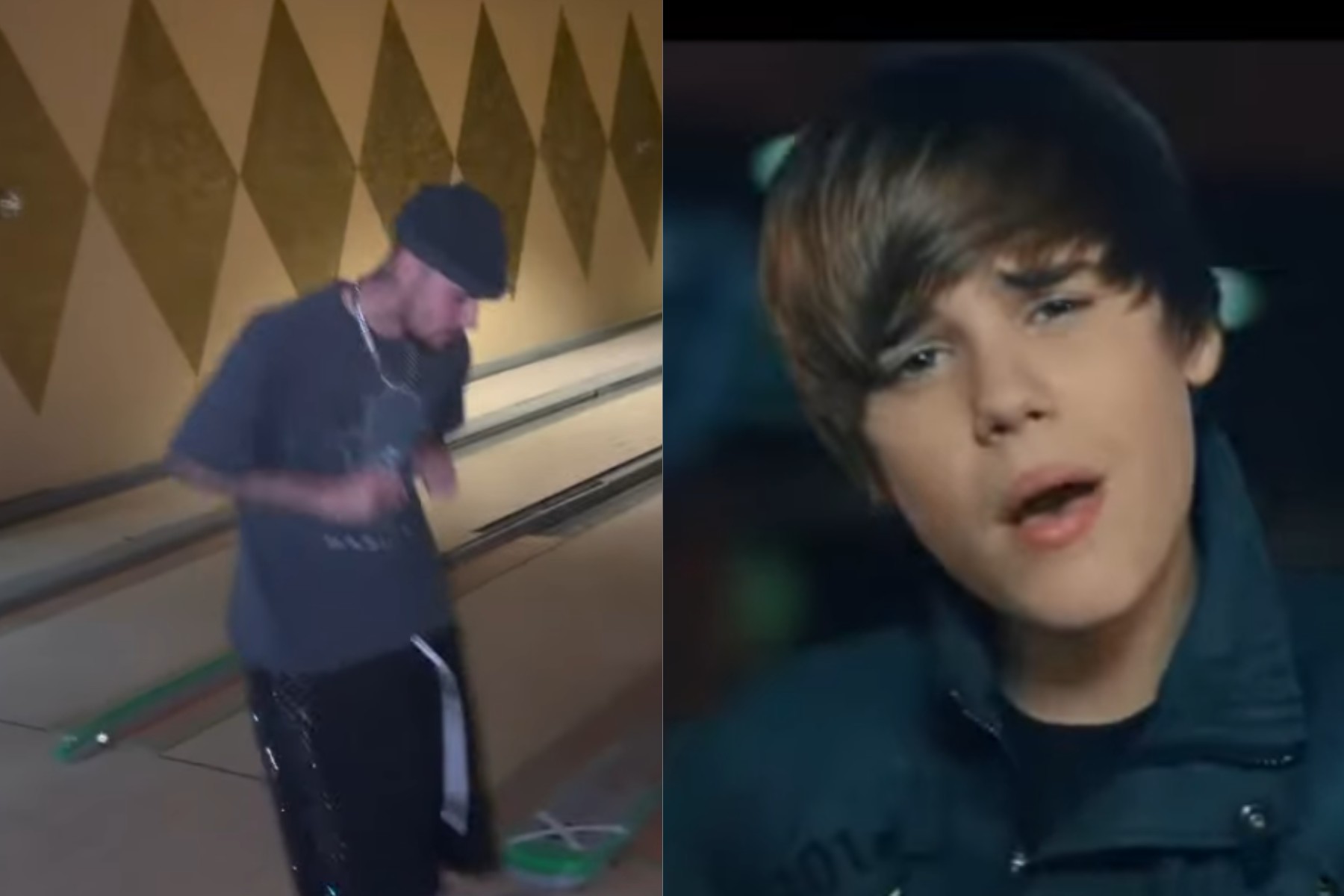 Justin Bieber visita lugar onde gravou clipe de 'Baby'