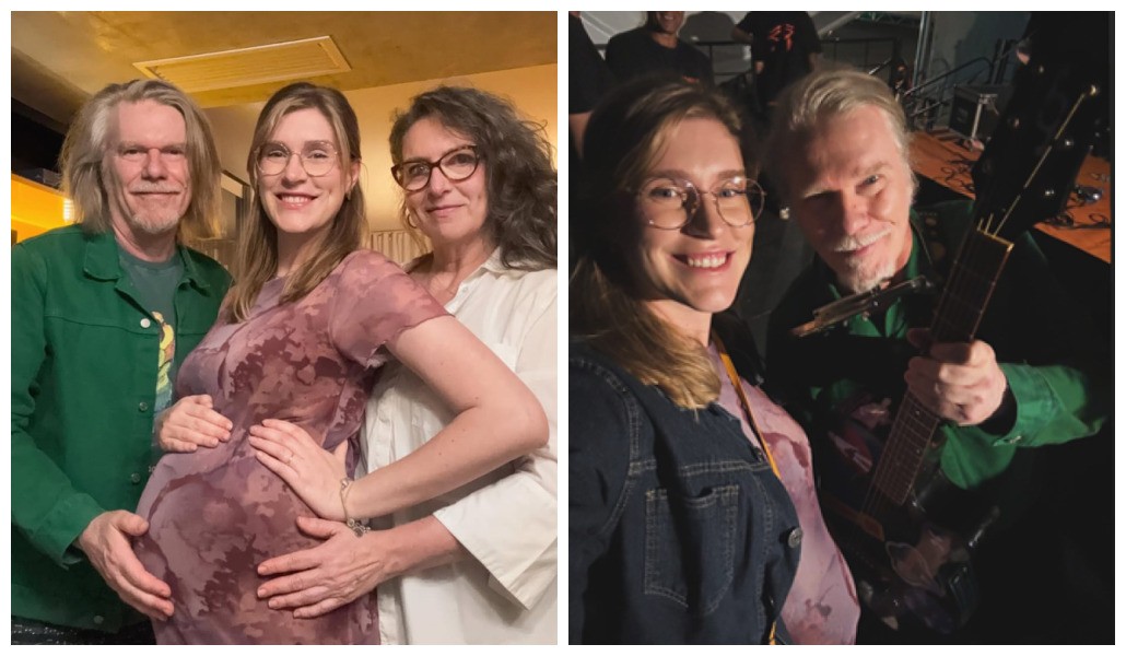 Filha de Humberto Gessinger aparece gravidíssima e encanta: 'Folke indo assistir o primeiro show do vô'