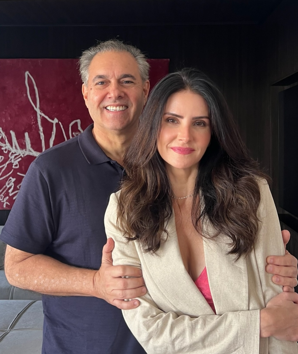 Lisandra Souto e Gustavo Fernandes — Foto: reprodução