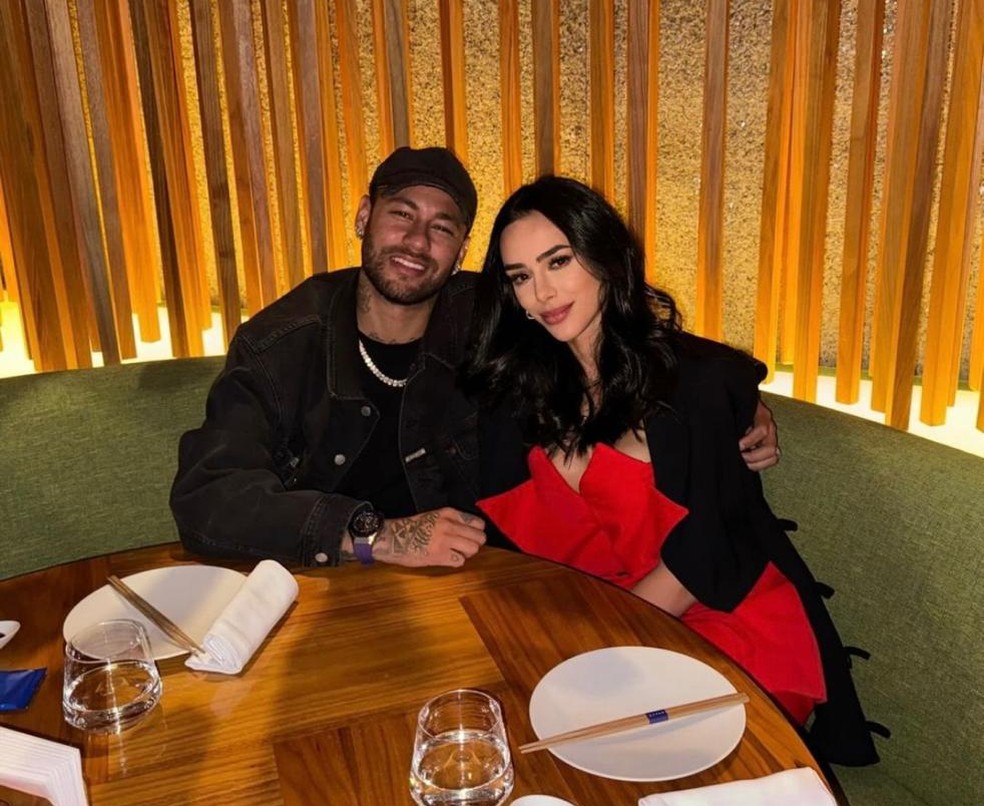 Neymar e Bruna Biancardi — Foto: Reprodução Instagram