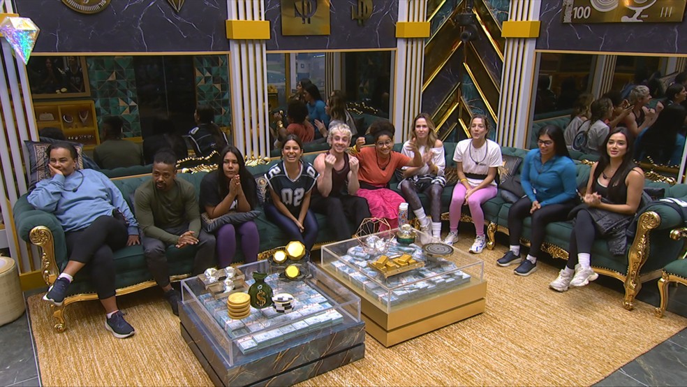 Participantes formam novo Paredão no BBB 26 — Foto: Globo