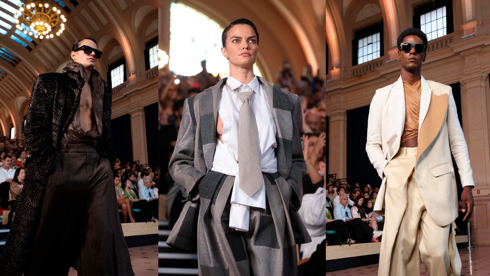 João Pimenta leva técnica da alta-costura para o street wear em desfile no SPFW: 'Roupas foram construídas no corpo'