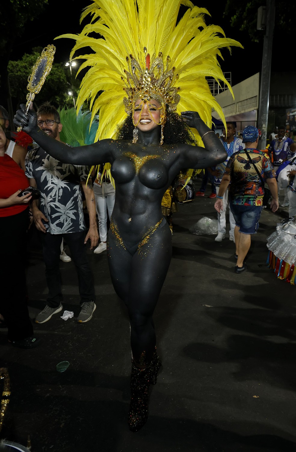 Bianca Monteiro, rainha de bateria da Portela — Foto: Marcos Serra Lima/gshow