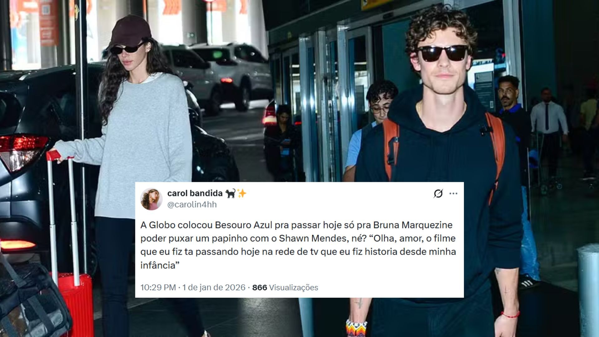 Público repercute Bruna Marquezine em exibição de 'Besouro Azul' e brinca sobre Shawn Mendes