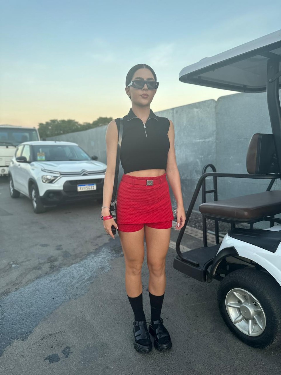 Jade Picon no Primavera Sound — Foto: Louise Franca/gshow