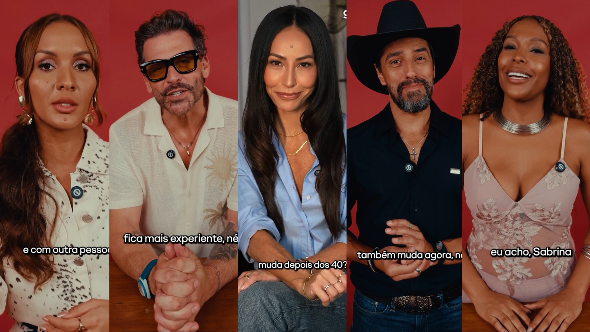 Amor, ciúmes e beijos: ex-participantes respondem perguntas de Sabrina Sato fora do BBB 26