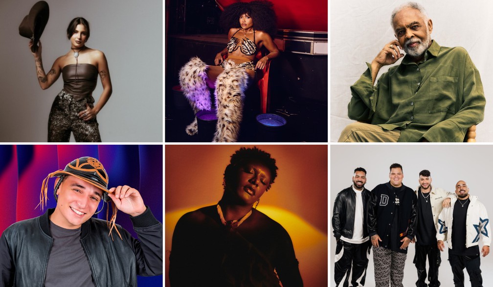 Prêmio Multishow 2025 - Indicados à Artista do Ano — Foto: Divulgação