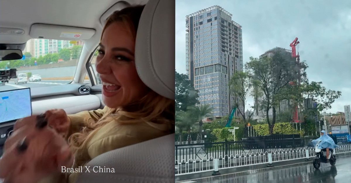 Na China, Paolla Oliveira brinca sobre similaridade com o Brasil: 'Vejo a Liberdade em todos os lugares'