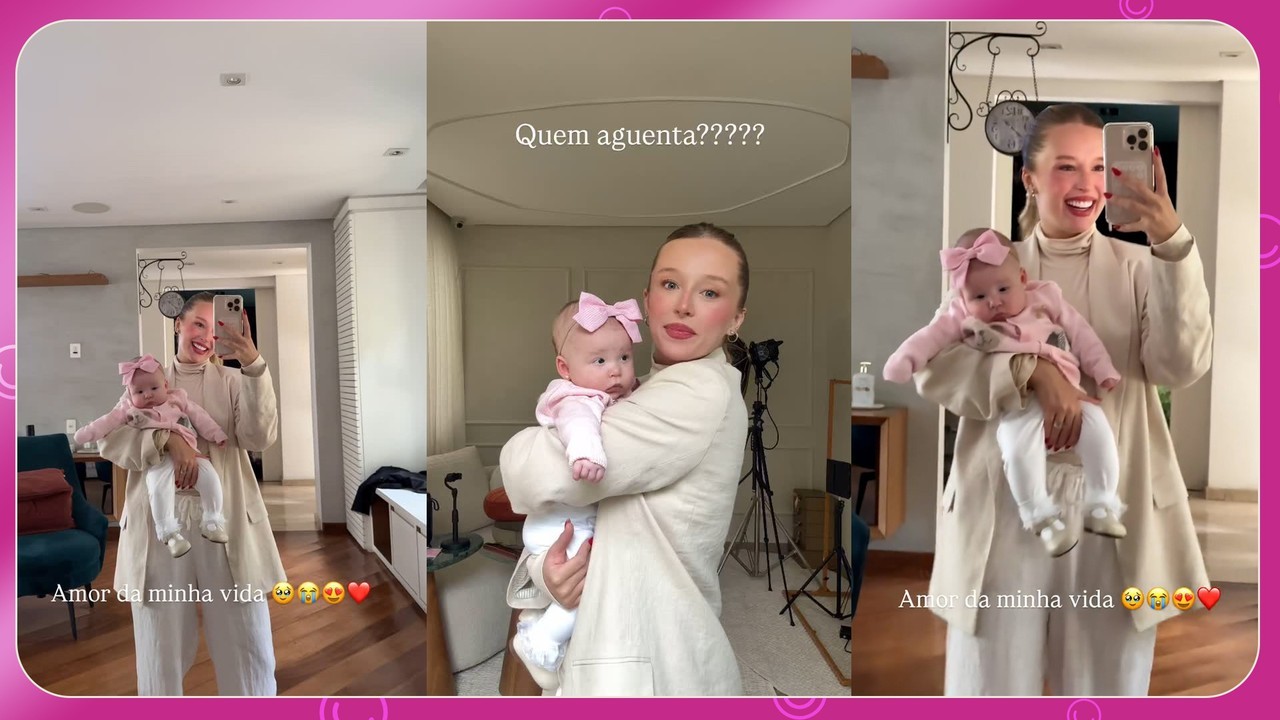 Duda Reis compartilha fotos da filha e encanta a web: 'Quem aguenta essa fofura?'