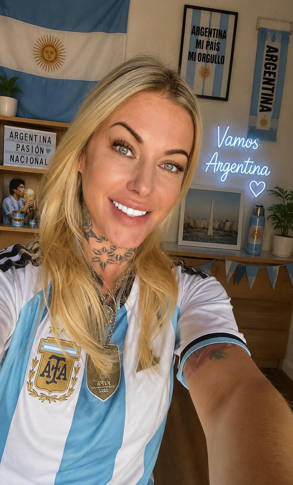 Ex-BBB Antonela Avellaneda nasceu na Argentina e hoje mora em São Paulo — Foto: Arquivo pessoal