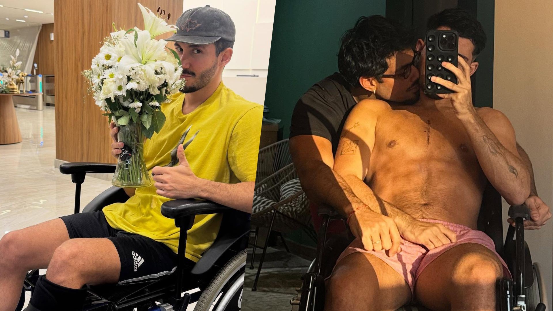 Vittor Fernando mostra recuperação após ser baleado, e namorado reage: 'Orgulho de nós'