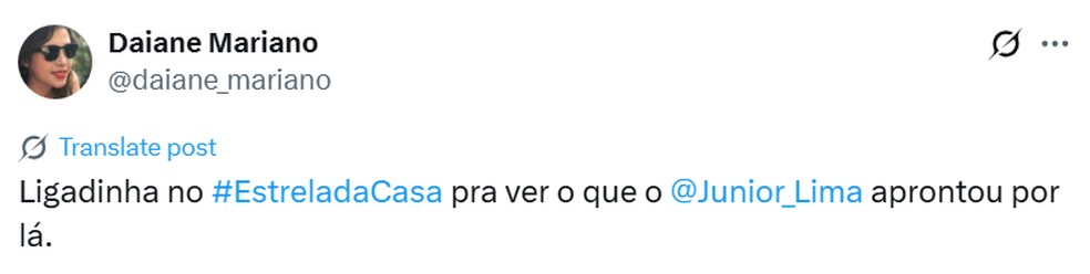 Presença de Junior Lima no Festival da Canção repercute nas redes; confira — Foto: Reprodução/X