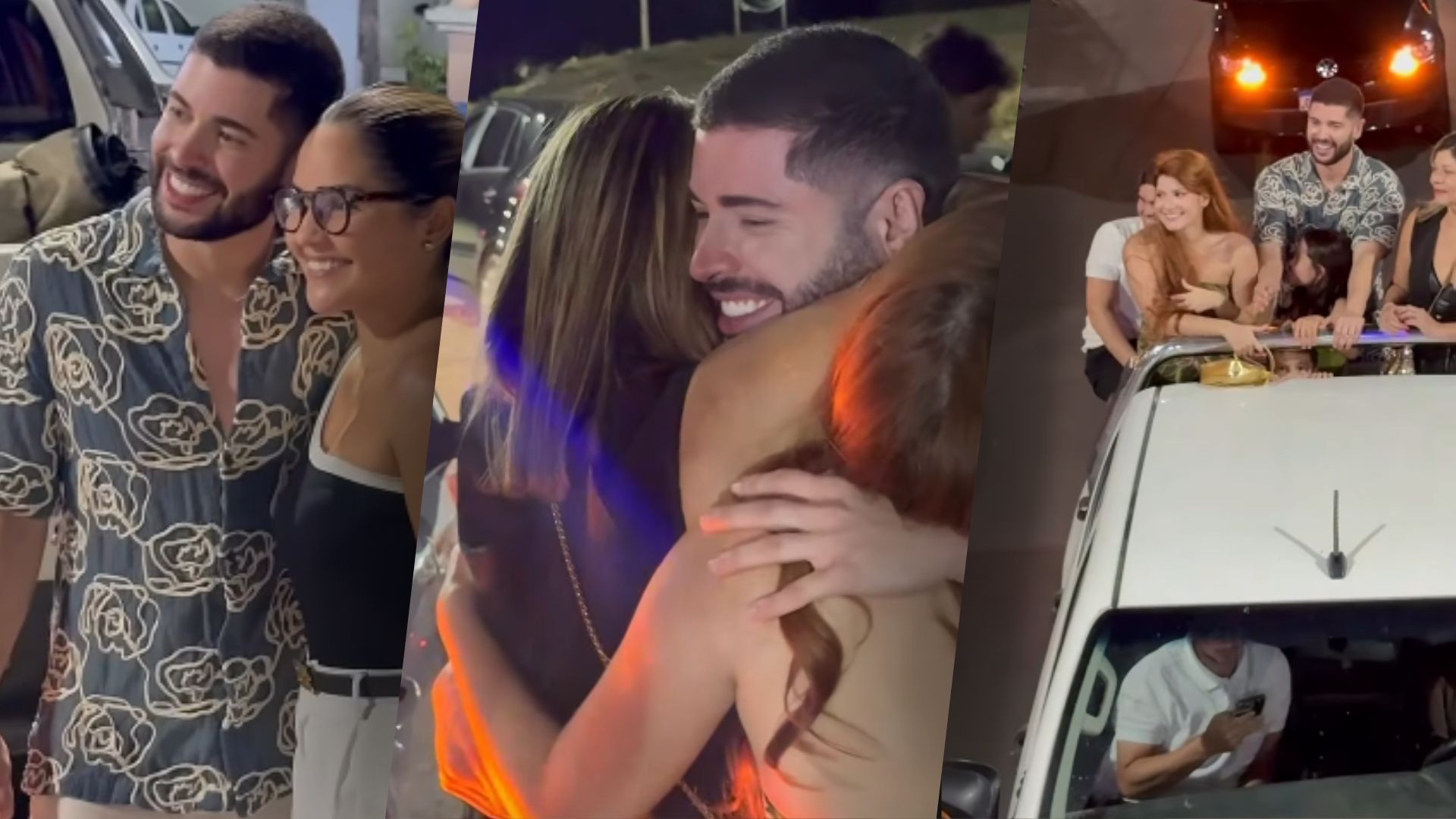 Marcelo reencontra família e amigos ao retornar para sua cidade natal: 'Coração quase sai pela boca'