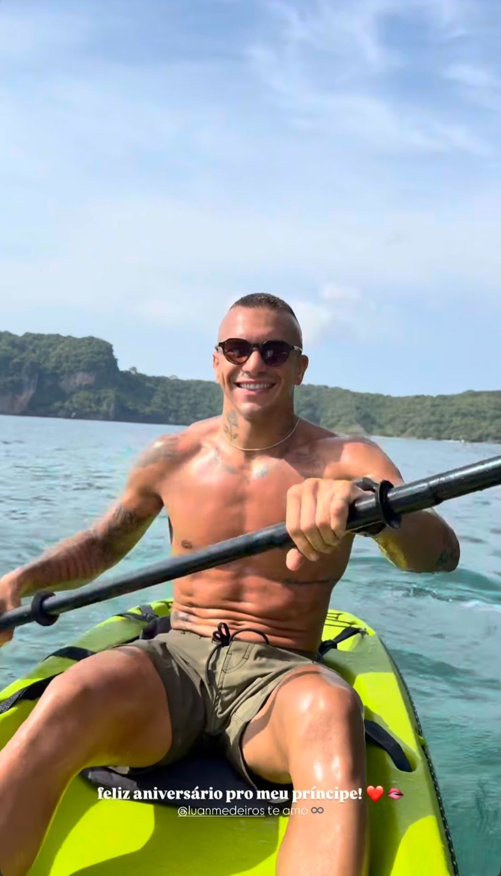 Namorado de Mel Maia, Luan Medeiros — Foto: Reprodução/Instagram