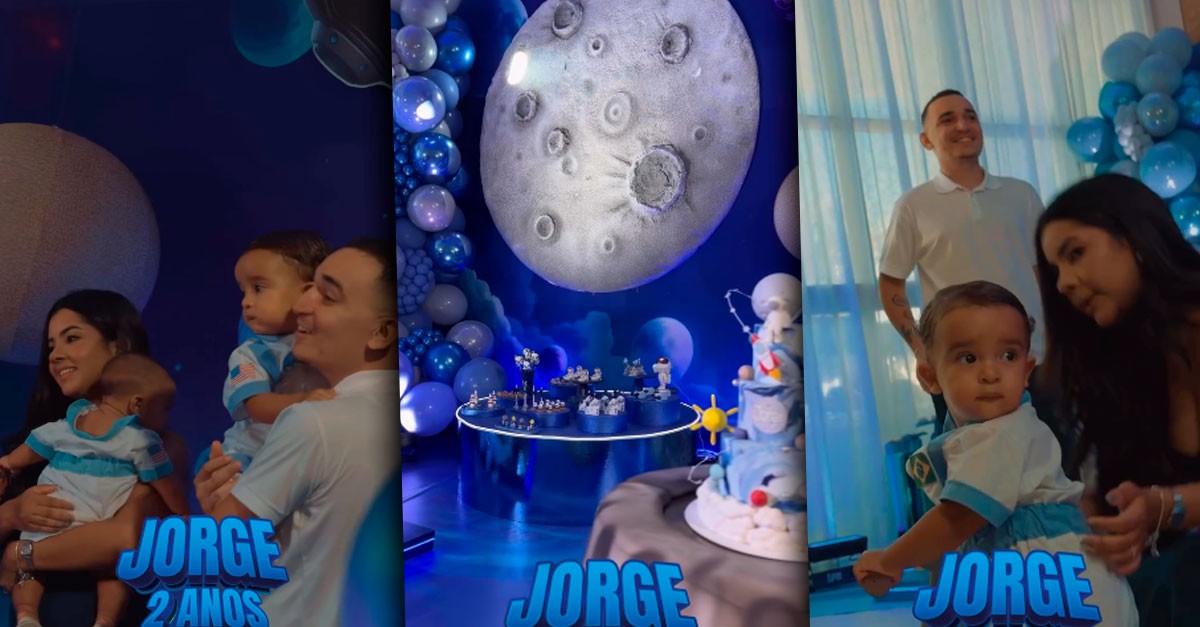 João Gomes e Ary Mirelle comemoram segundo aniversário do filho com festão