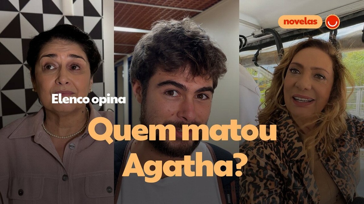Elenco de Terra e Paixão tenta desvendar quem matou Agatha Terra e Paixão gshow