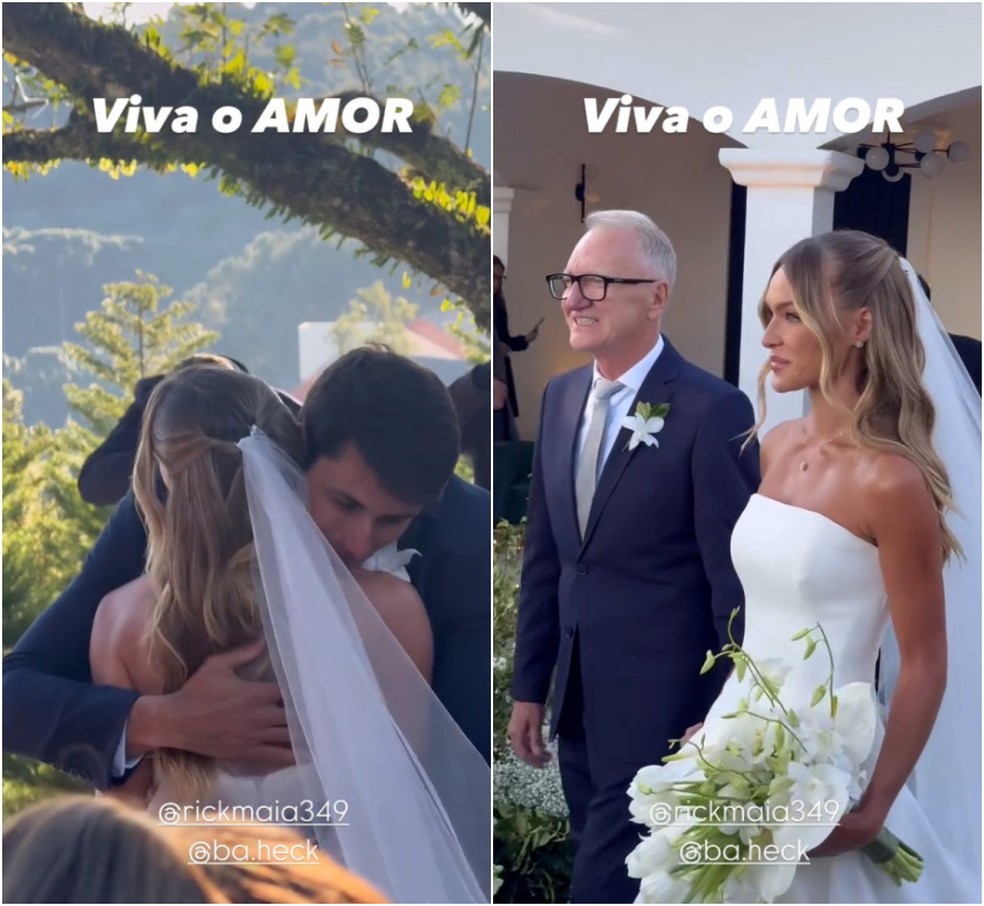 Ex-BBB Bárbara Heck se casa em Gramado, no Rio Grande do Sul; veja vídeo — Foto: Reprodução/Instagram