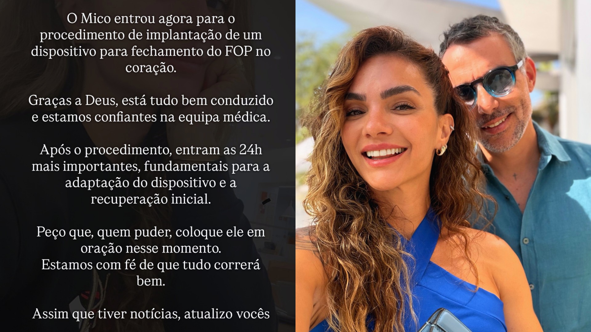 Kelly Key atualiza estado de saúde do marido após AVC e pede orações