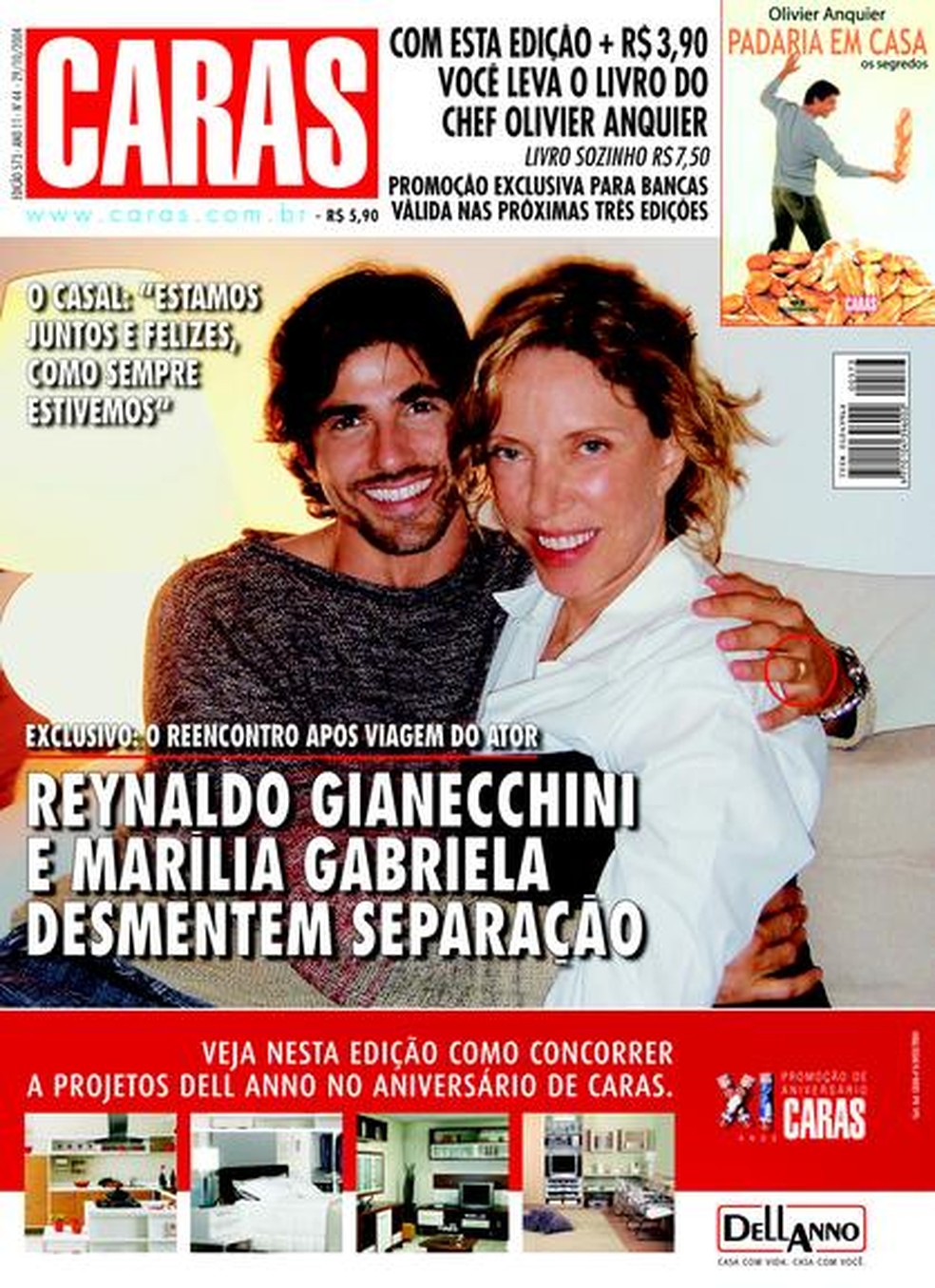Capas de revistas traziam declarações de famosos sobre separações — Foto: Reprodução/internet