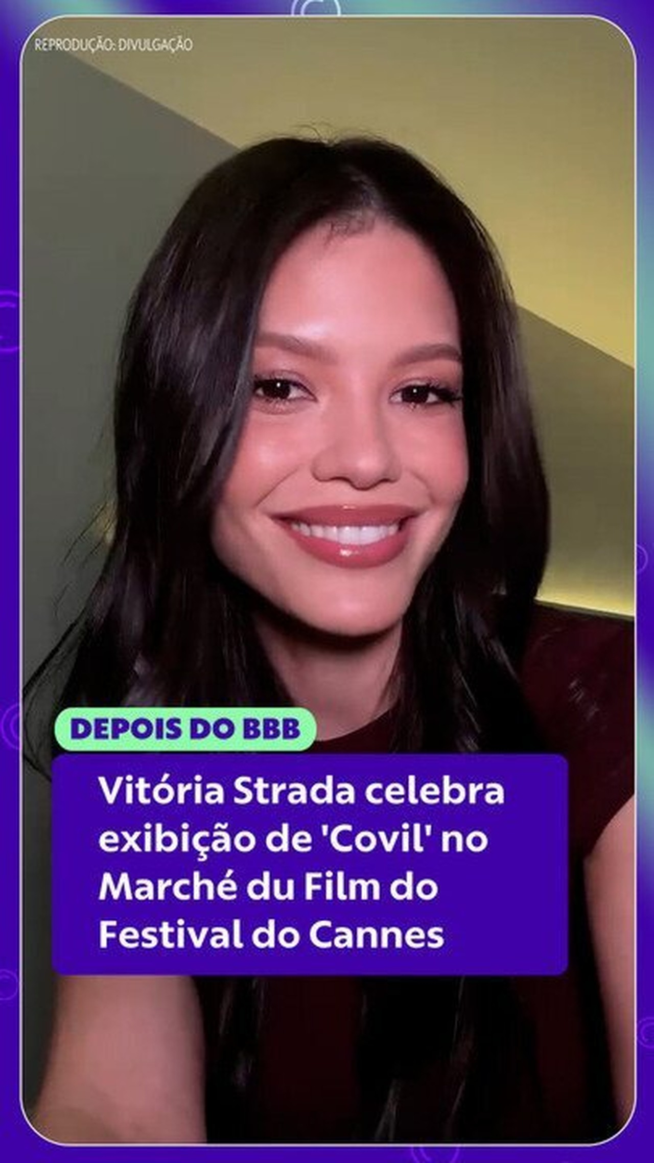 Vitória Strada estrela filme com Daniel Rocha e revela planos para carreira internacional: 'Estou muito feliz'