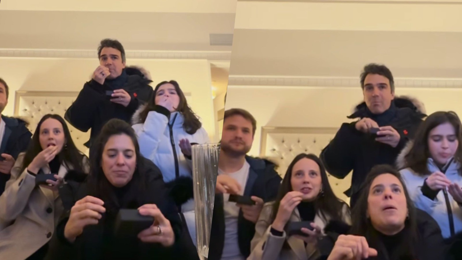 Tadeu Schmidt celebra Ano Novo em Madri e realiza tradição local : '2026 vai ser sensacional!'