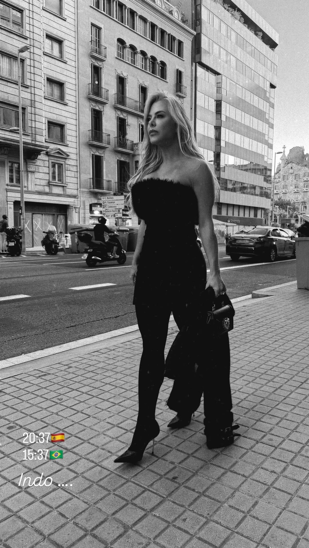 Poliana Rocha em Barcelona — Foto: Instagram