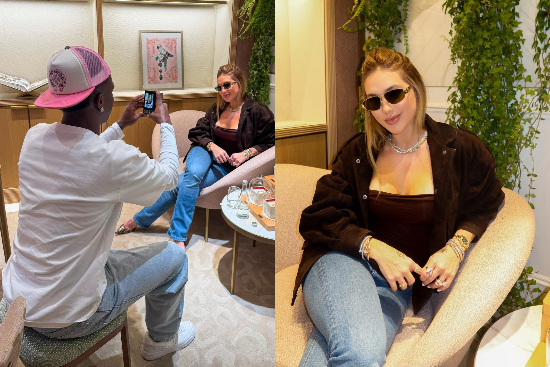 Virginia Fonseca posta foto com Vini Jr em Madri