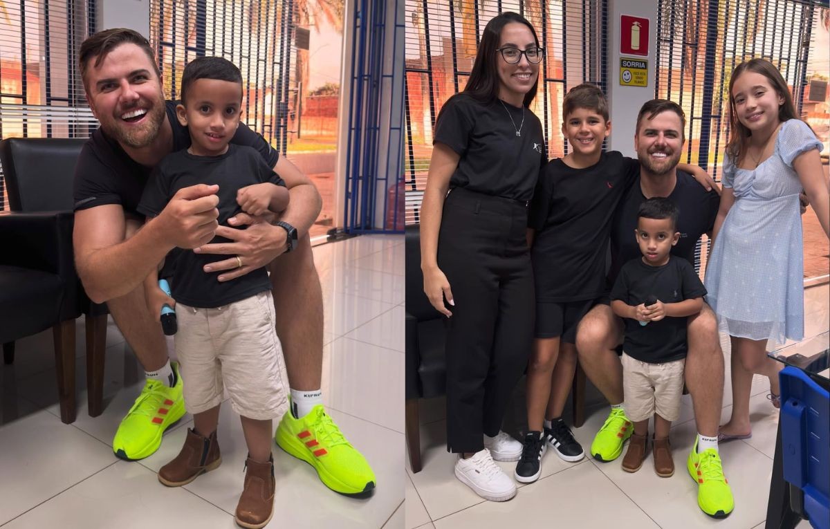 Zé Neto se encontra com fã-mirim, que grava recado especial e manda beijo para o cantor: 'Vem aqui em casa'