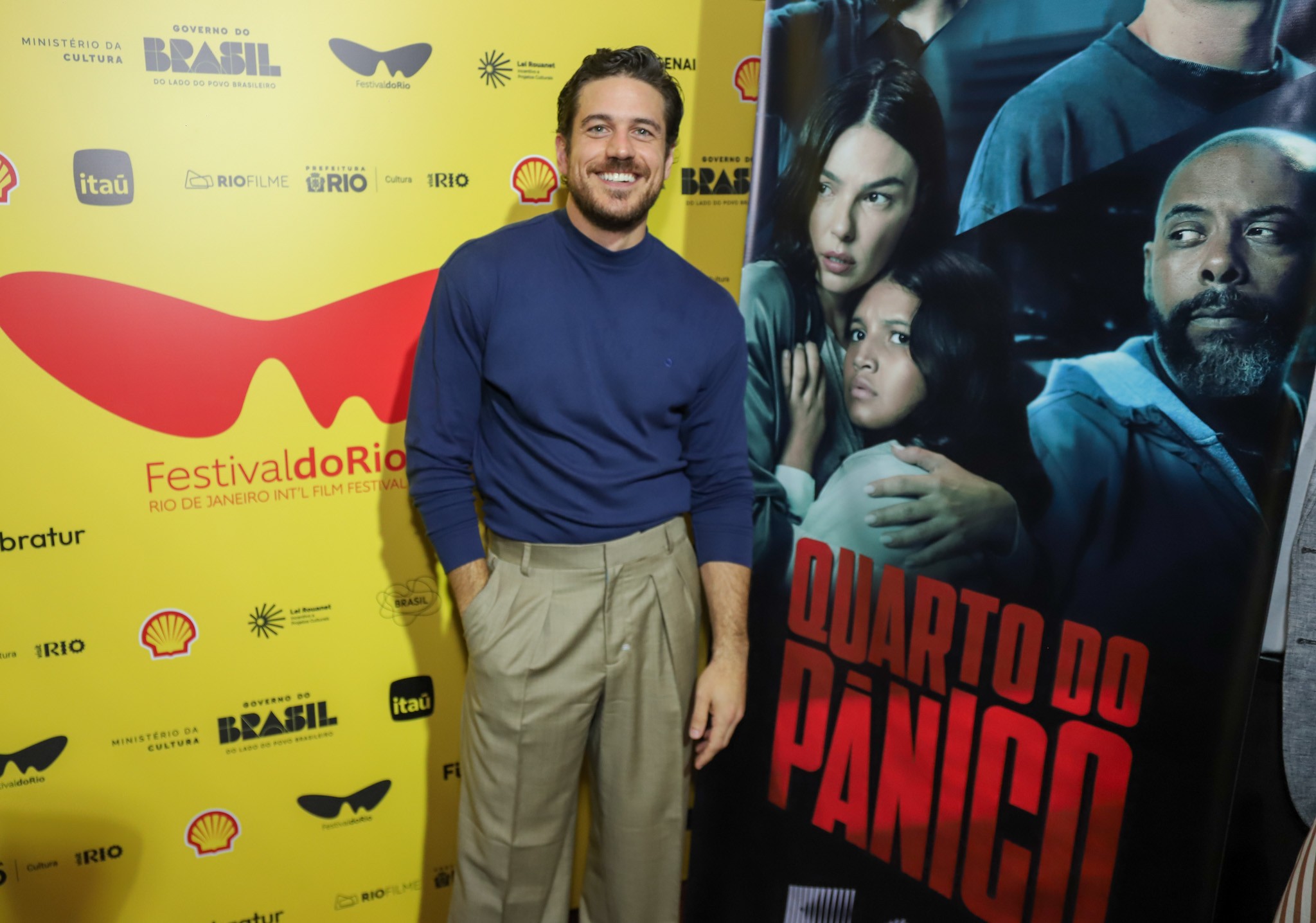 No Festival do Rio, Marco Pigossi celebra terceiro trabalho com Isis Valverde: 'Ela é fantástica'