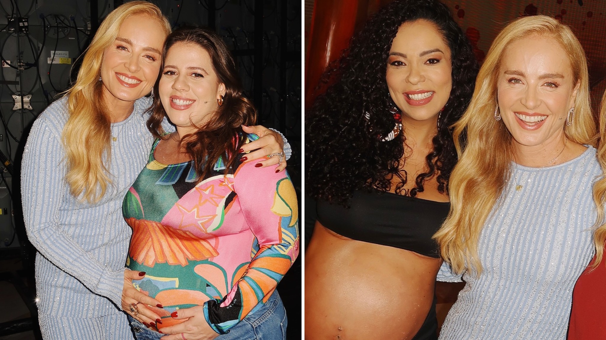 Angélica posta mensagem de apoio para Tati Machado e Micheli Machado após perdas de bebês
