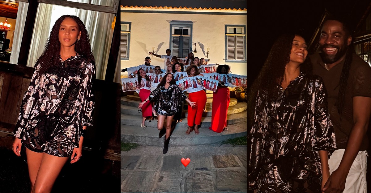 Taís Araujo faz 'festival' para celebrar aniversário de 47 anos e brinca: 'Taispalooza'