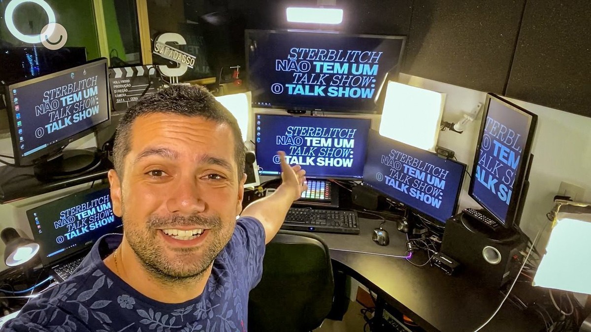 Confira como são feitas as lives do 'Sterblitch Não Tem Um Talk Show: o ...