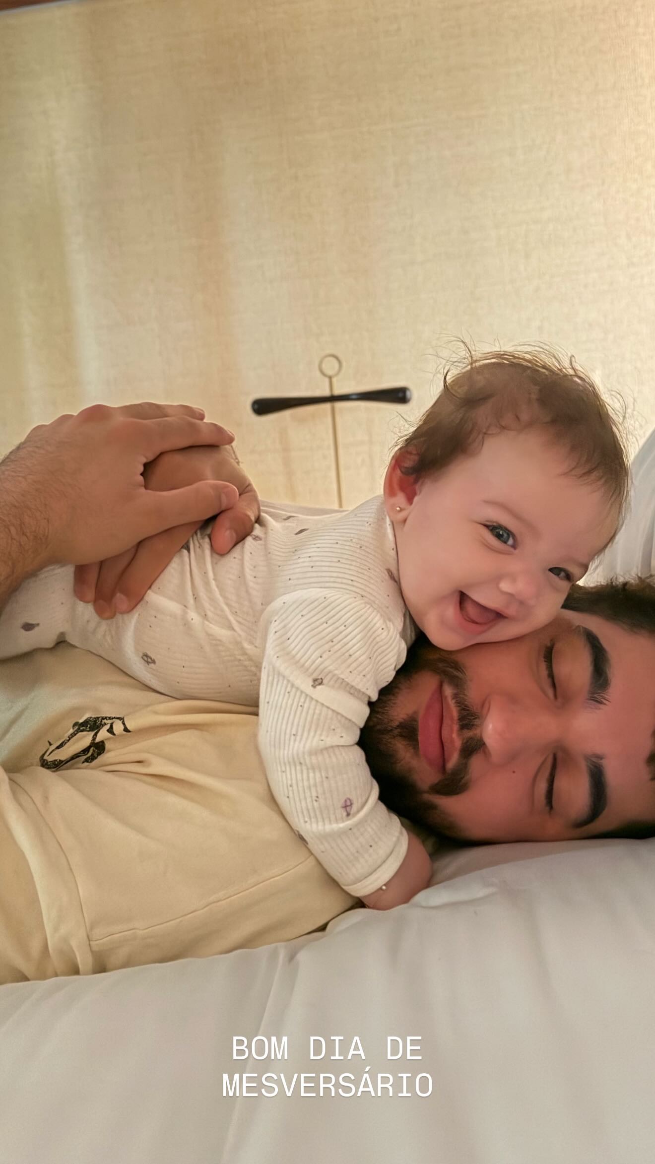 Rafa Kalimann comemora mêsversário de Zuza e posta foto da filha com Nattan