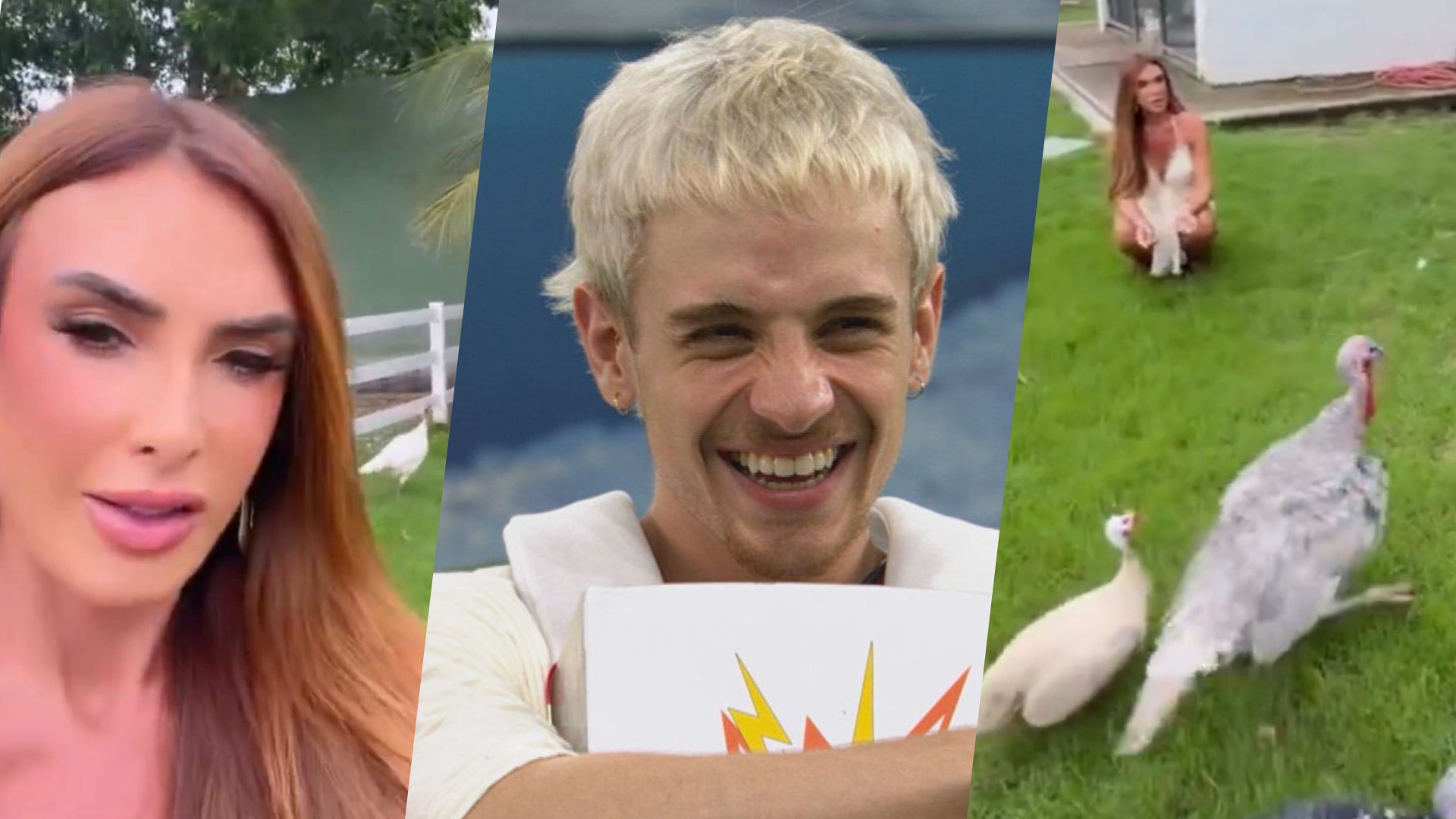 Nicole Bahls dá nome de Juliano Floss a peru e diverte web com homenagem a participante do BBB 26