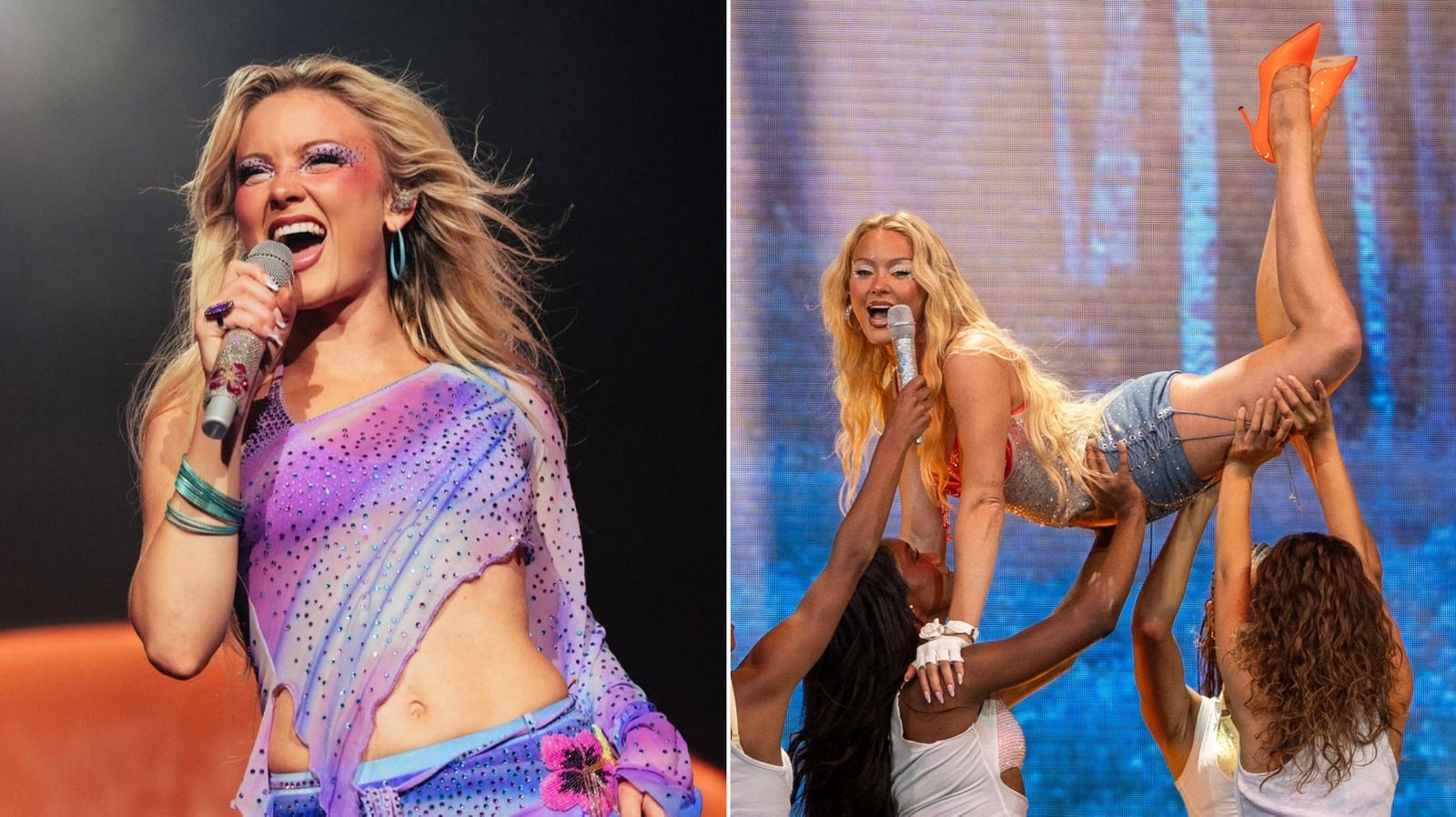 Zara Larsson promete show memorável no Rock in Rio com coreografias e estilo único