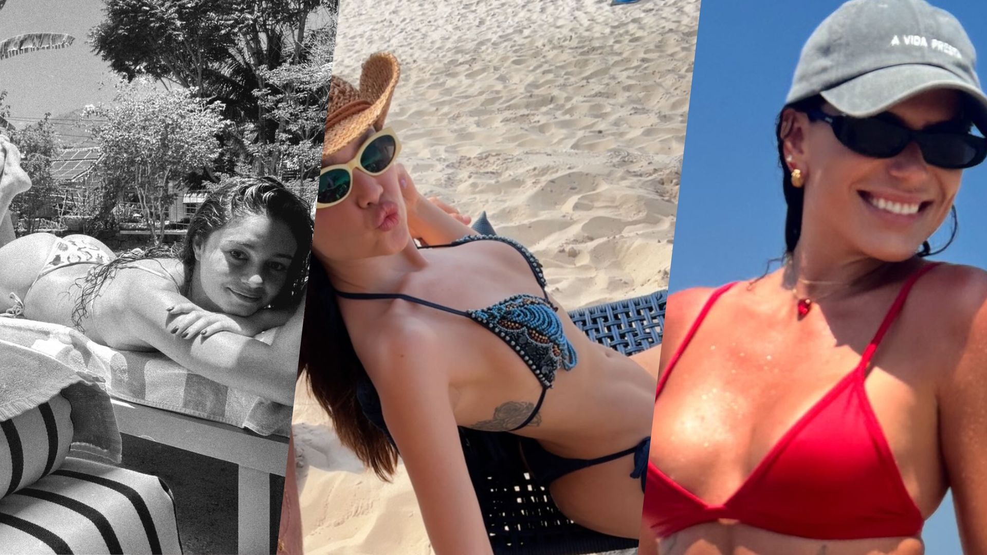 De piscina à praia, famosos curtem domingo de calor; confira!