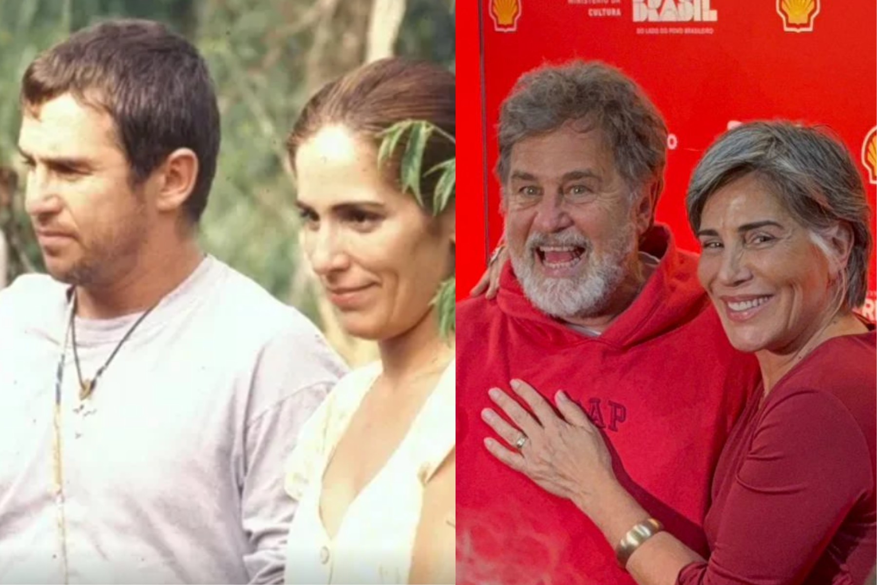 Marcos Frota se encontra com Glória Pires