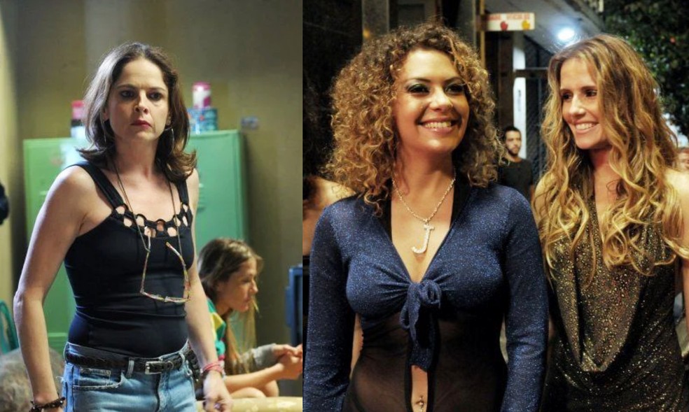 Drica Moraes, Fabiula Nascimento e Deborah Secco em Bruna Surfistinha — Foto: Reprodução