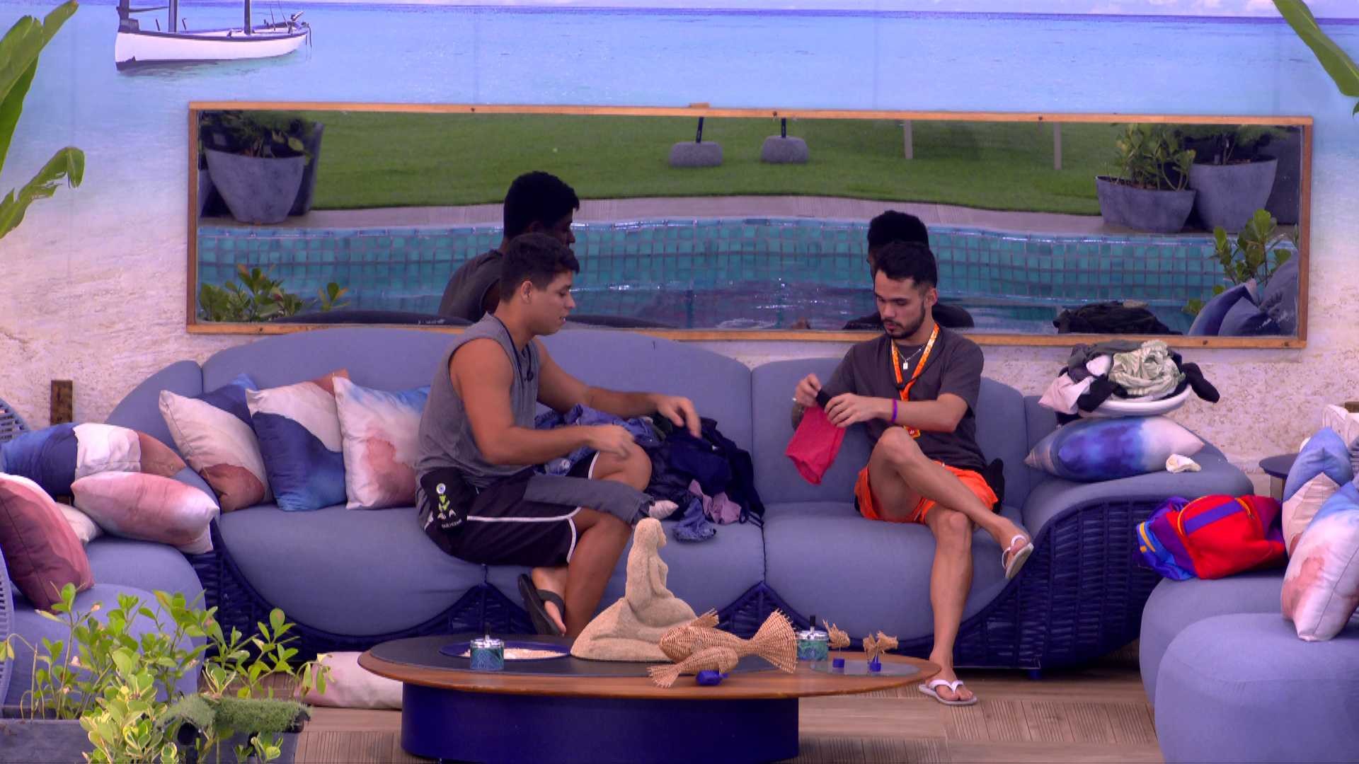 Guilherme conversa com João Pedro sobre indicação ao 17º Paredão: 'Não esperava'