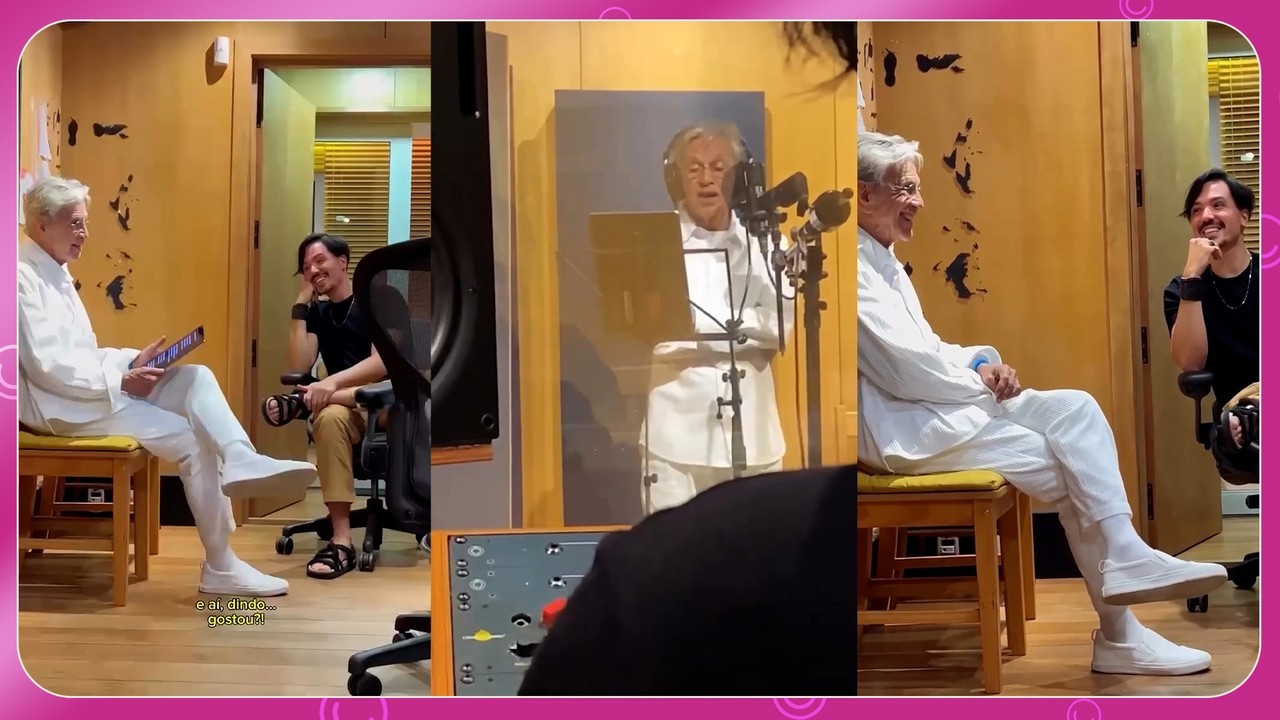 Filho de Elba Ramalho e Maurício Mattar grava parceria com Caetano; veja