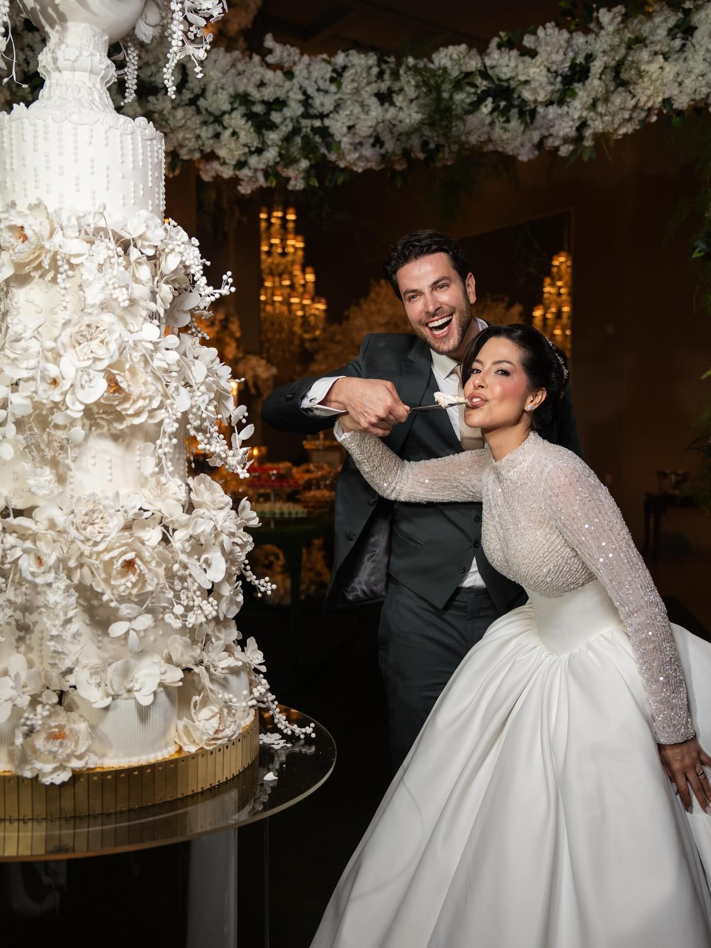 Laís Caldas e Gustavo Marsengo celebram 1º mês de casamento: 'Amor leve e cheio de bençãos'