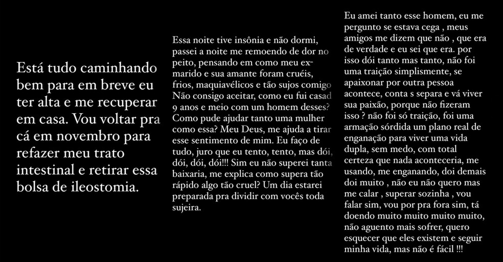 Preta Gil posta desabafo sobre ex-marido — Foto: Reprodução Instagram