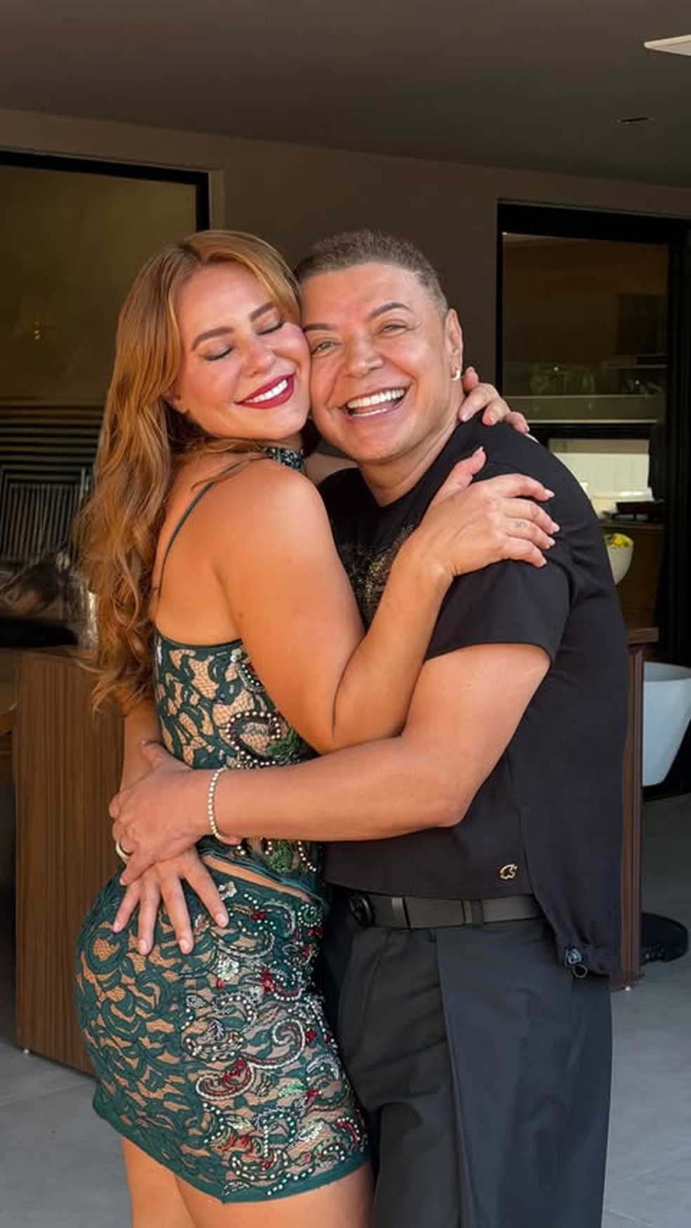 Paolla Oliveira e David Brazil — Foto: Reprodução/Instagram