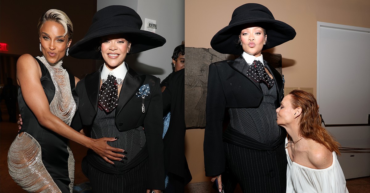 Rihanna é paparicada nos bastidores após anunciar terceira gravidez no Met Gala 2025
