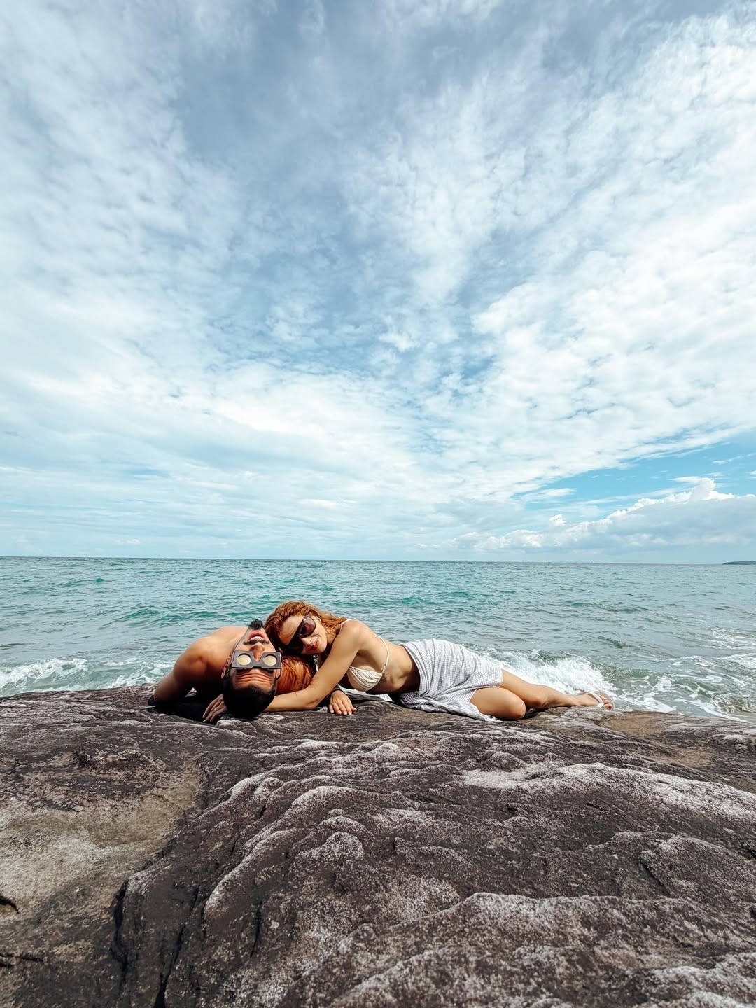 Gabriel David abre álbum de fotos de viagem com Giovanna Lancellotti: 'Minha parceira nesse mundão'