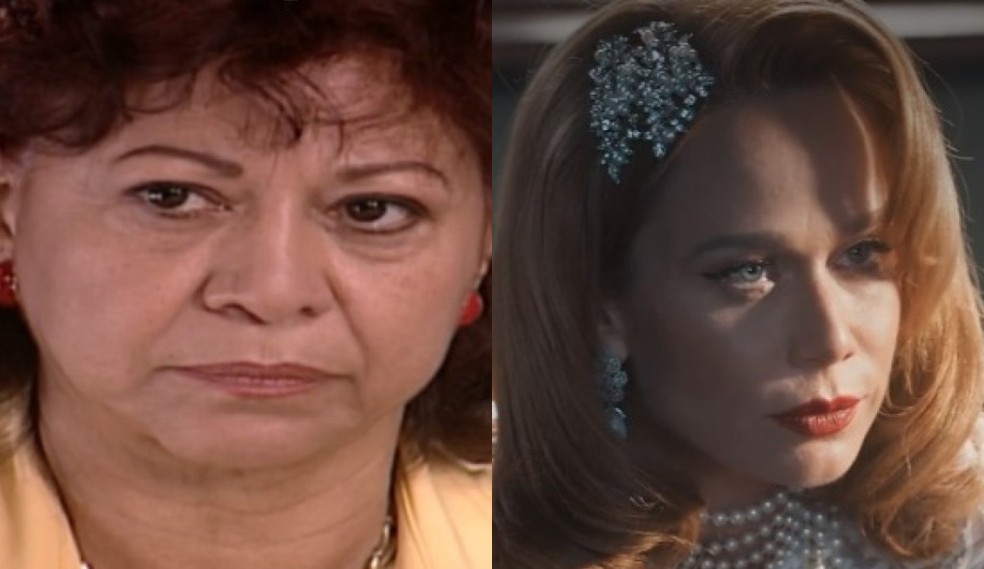 Inês (Manoelita Lustosa) e Gilda (Mariana Ximenes) são os algozes de Salete e Marcelino — Foto: TV Globo
