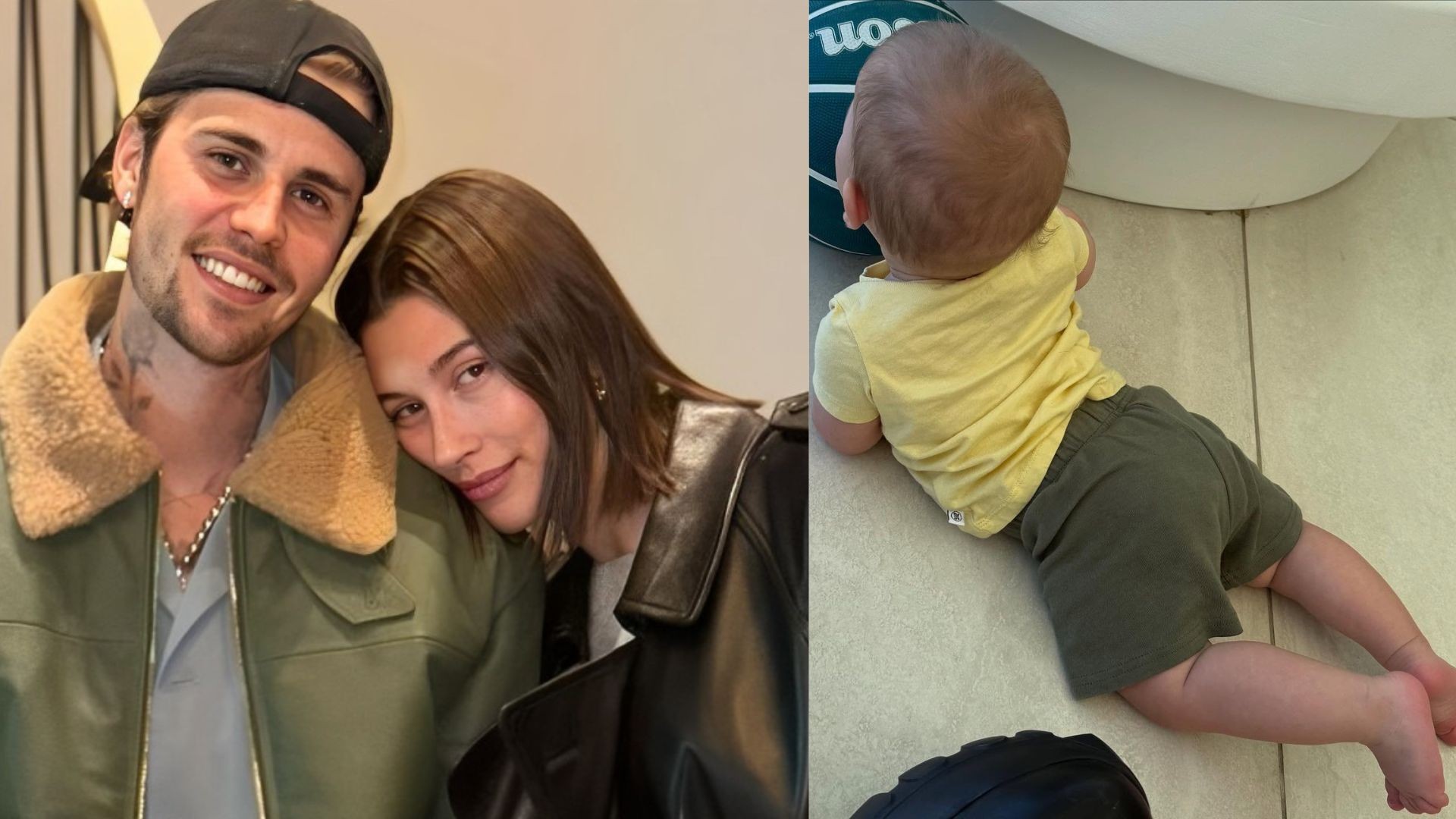 Justin Bieber encanta fãs ao compartilhar clique raro do filho nas redes