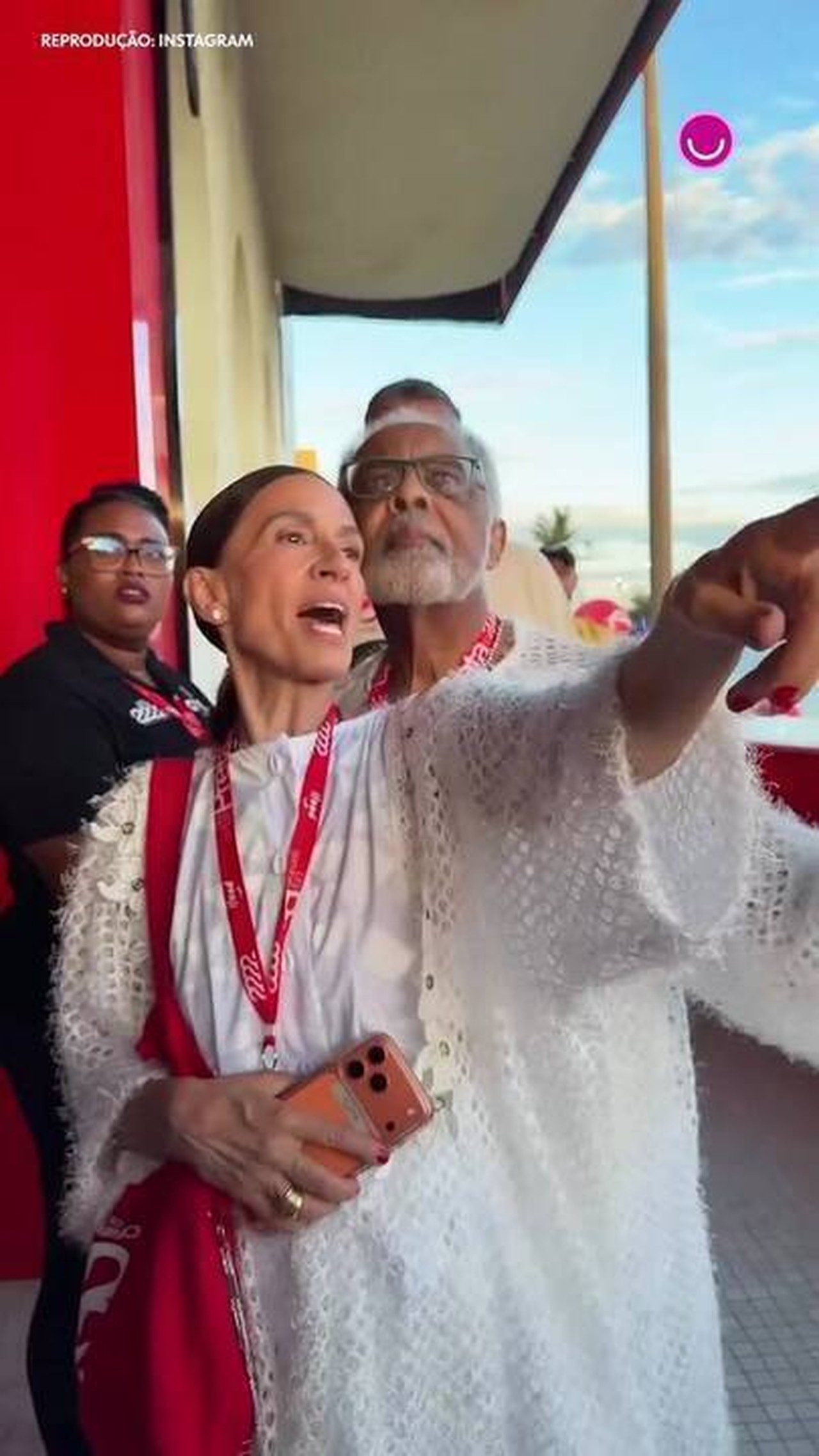 Gilberto Gil e Flora se emocionam com homenagem a Preta Gil em Salvador